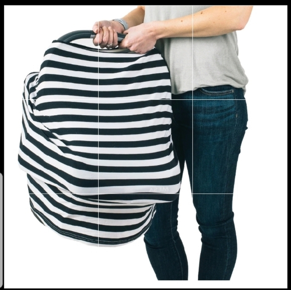 Black and White Car Seat Cover - Picture 3 of 4